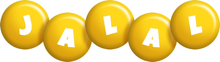 Jalal candy-yellow logo