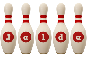 Jalda bowling-pin logo