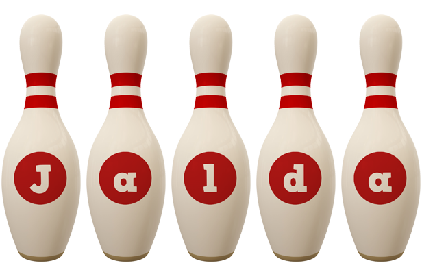 Jalda bowling-pin logo