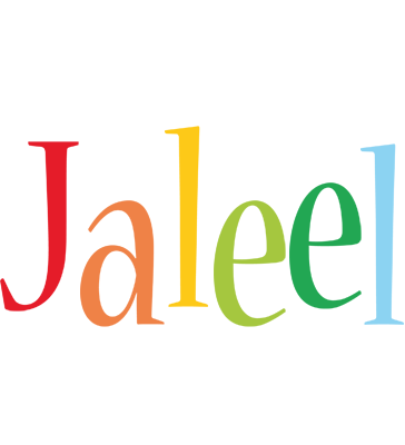 Jaleel birthday logo
