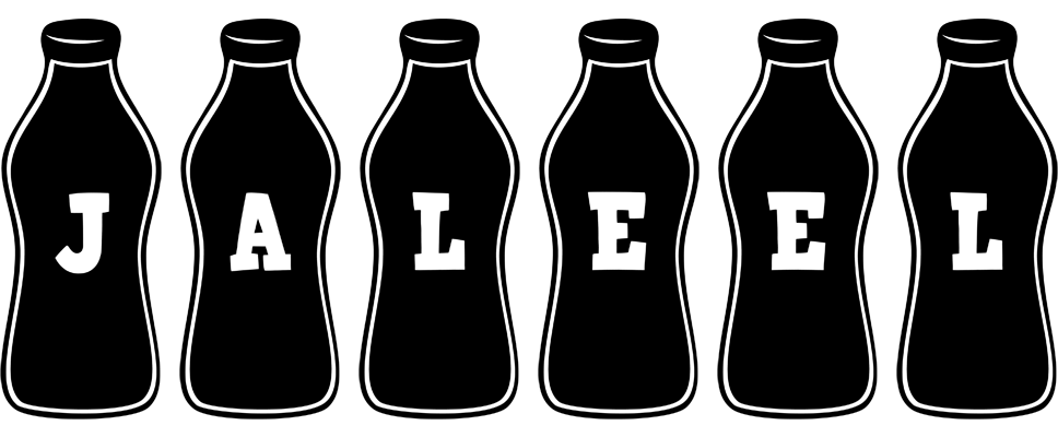 Jaleel bottle logo