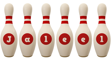 Jaleel bowling-pin logo