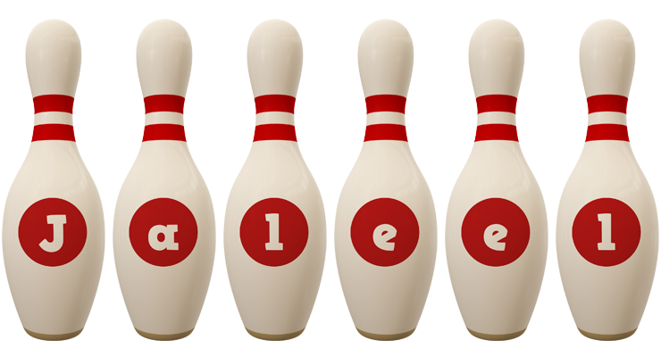 Jaleel bowling-pin logo
