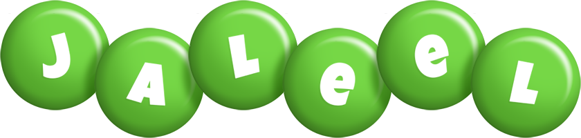 Jaleel candy-green logo