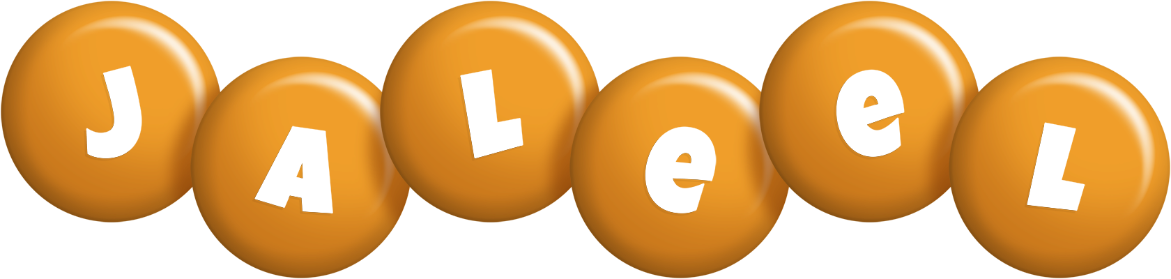 Jaleel candy-orange logo
