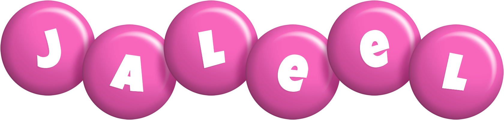 Jaleel candy-pink logo