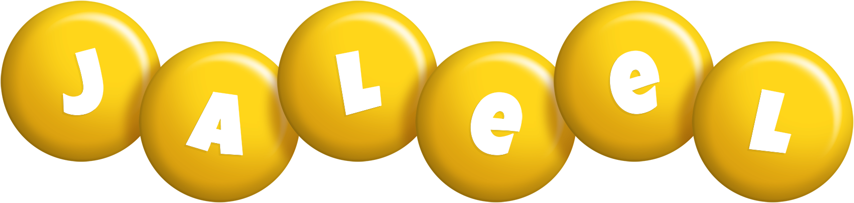 Jaleel candy-yellow logo