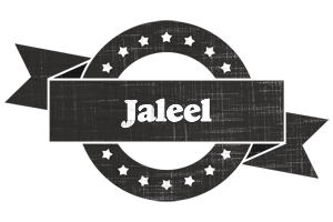 Jaleel grunge logo