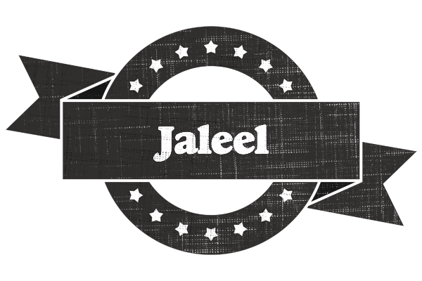 Jaleel grunge logo