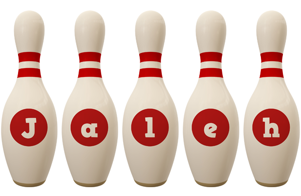 Jaleh bowling-pin logo