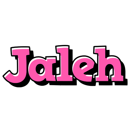 Jaleh girlish logo