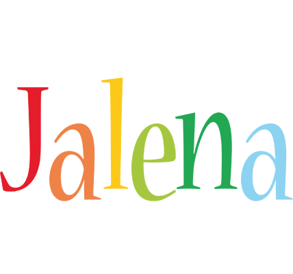 Jalena birthday logo