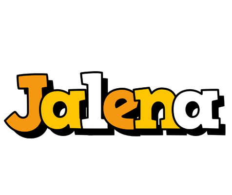 Jalena cartoon logo