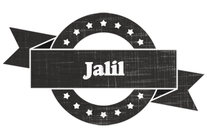 Jalil grunge logo
