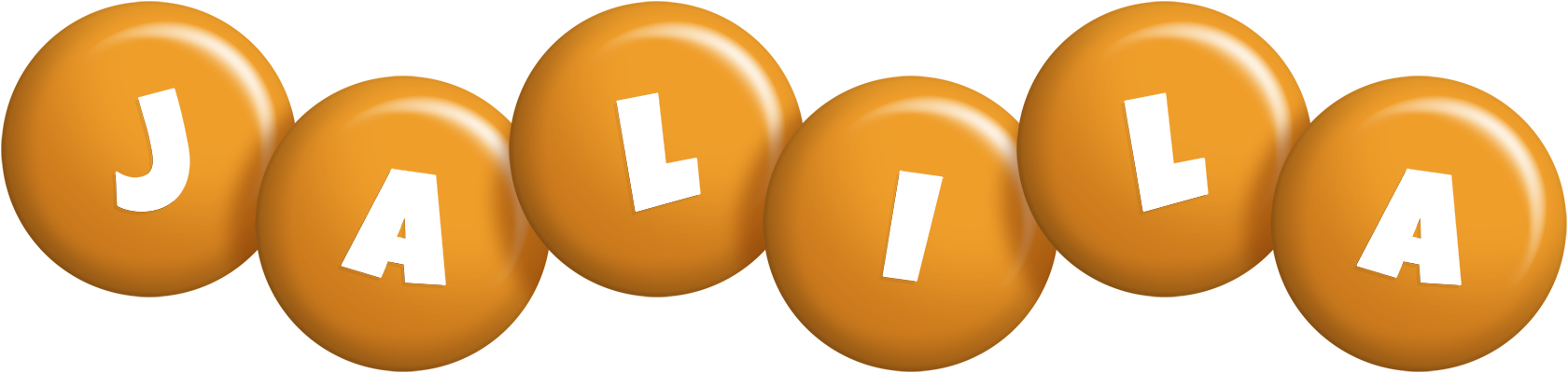 Jalila candy-orange logo