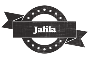 Jalila grunge logo