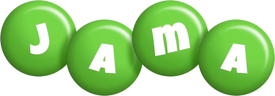 Jama candy-green logo
