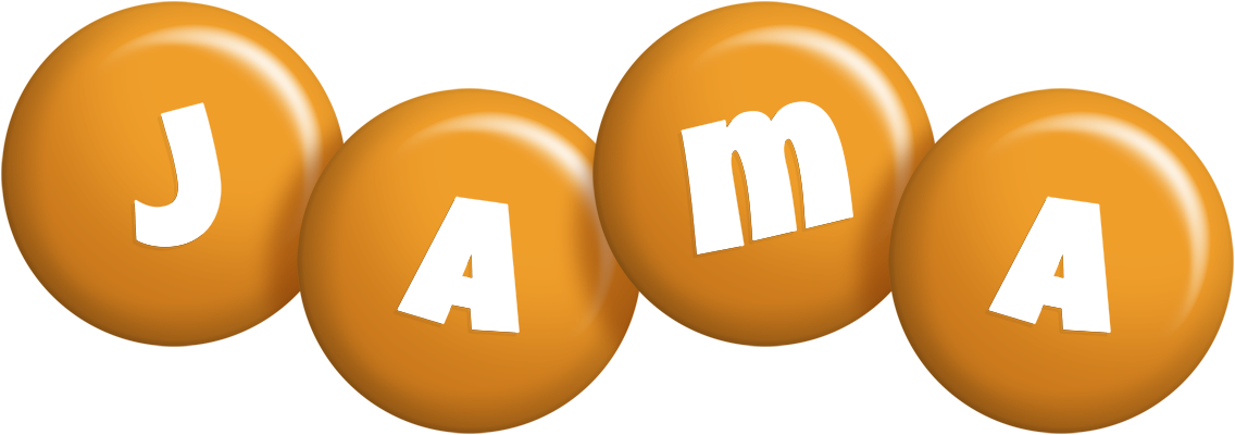 Jama candy-orange logo
