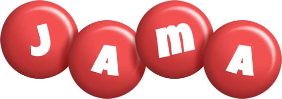 Jama candy-red logo