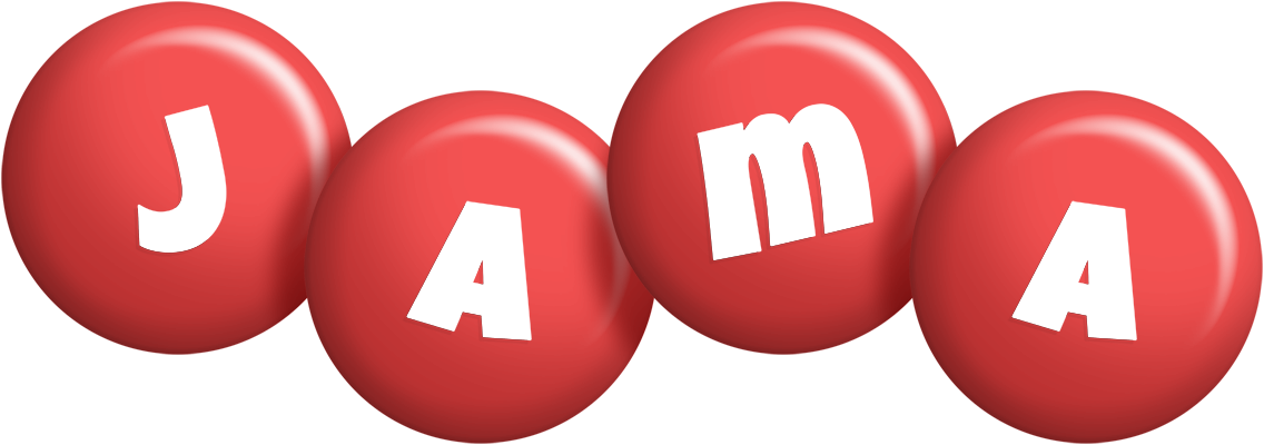 Jama candy-red logo