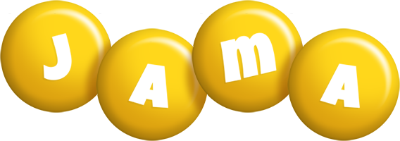 Jama candy-yellow logo