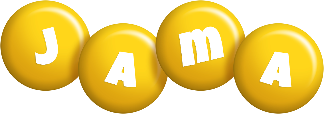Jama candy-yellow logo