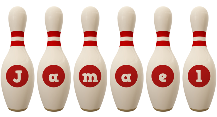 Jamael bowling-pin logo