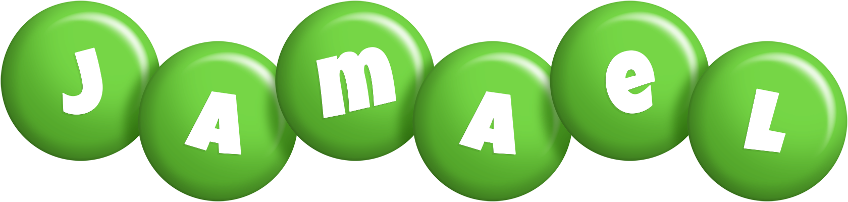 Jamael candy-green logo