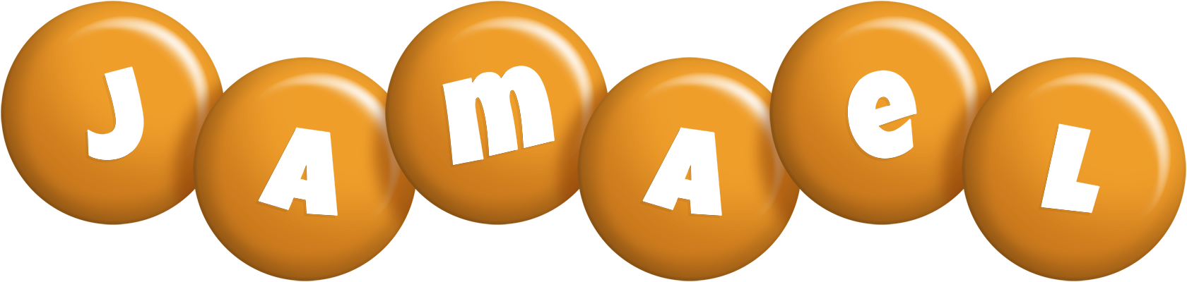 Jamael candy-orange logo