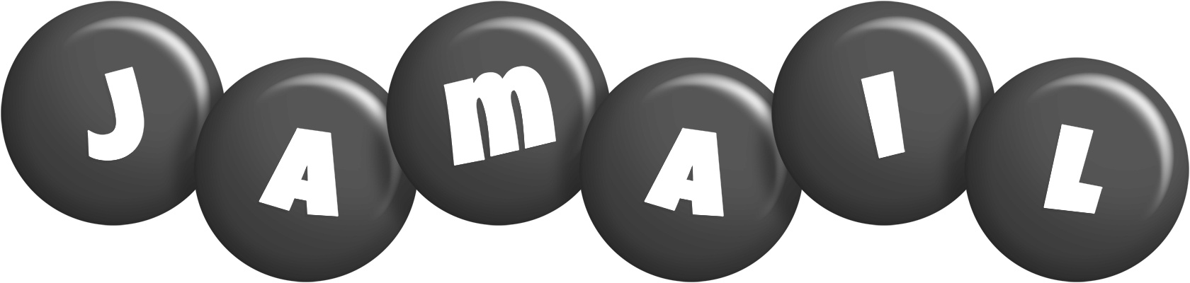 Jamail candy-black logo