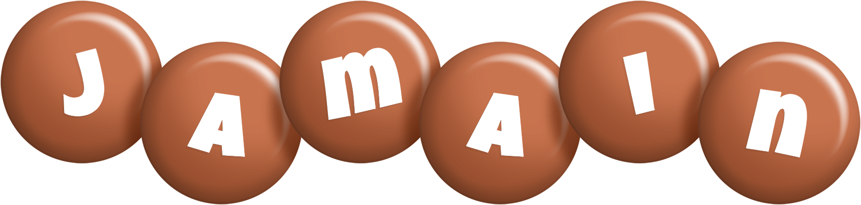 Jamain candy-brown logo