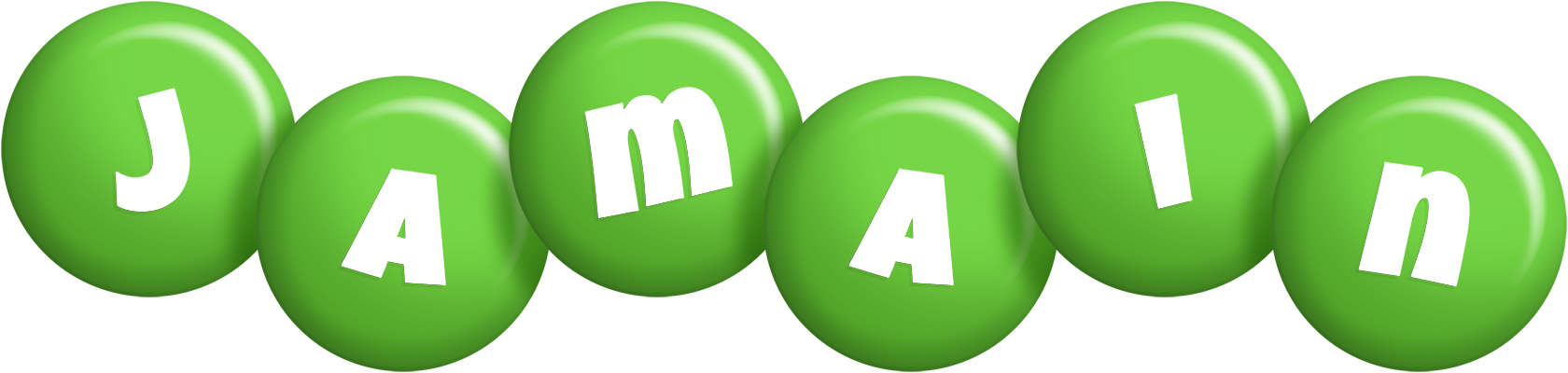 Jamain candy-green logo