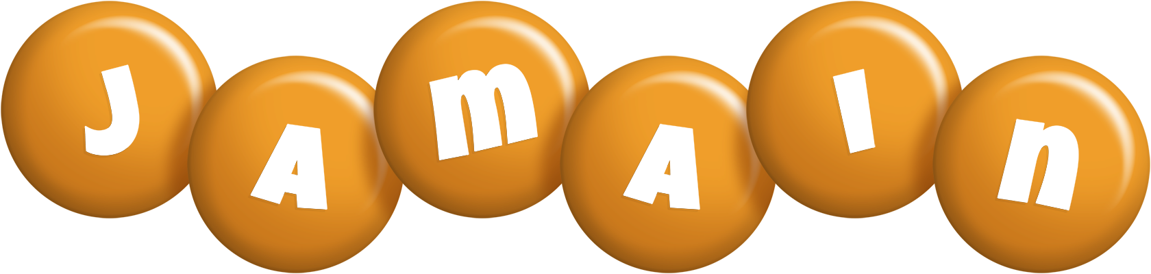 Jamain candy-orange logo