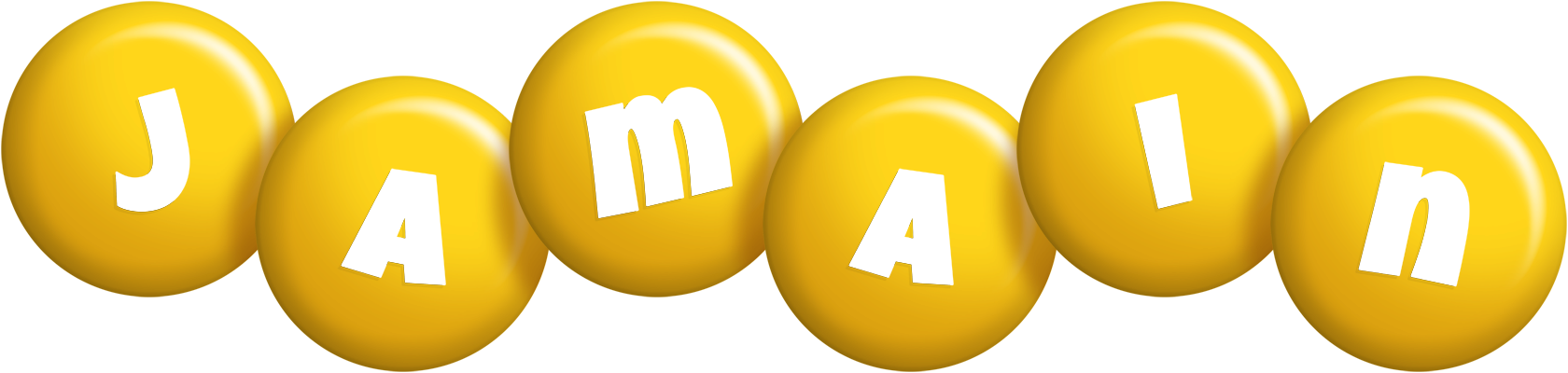 Jamain candy-yellow logo