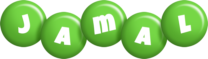 Jamal candy-green logo