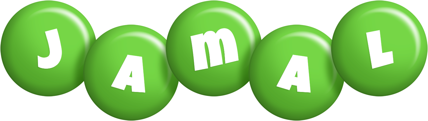 Jamal candy-green logo