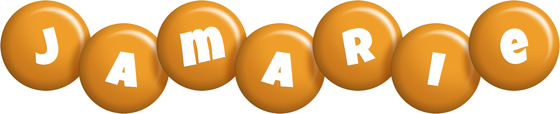 Jamarie candy-orange logo
