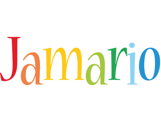 Jamario birthday logo
