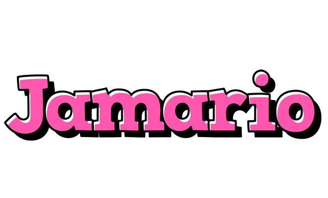 Jamario girlish logo