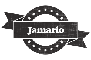 Jamario grunge logo