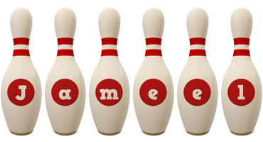 Jameel bowling-pin logo