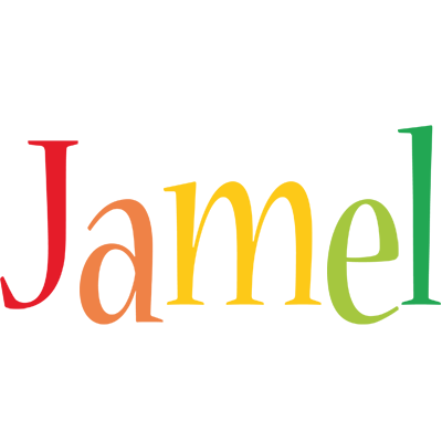 Jamel birthday logo