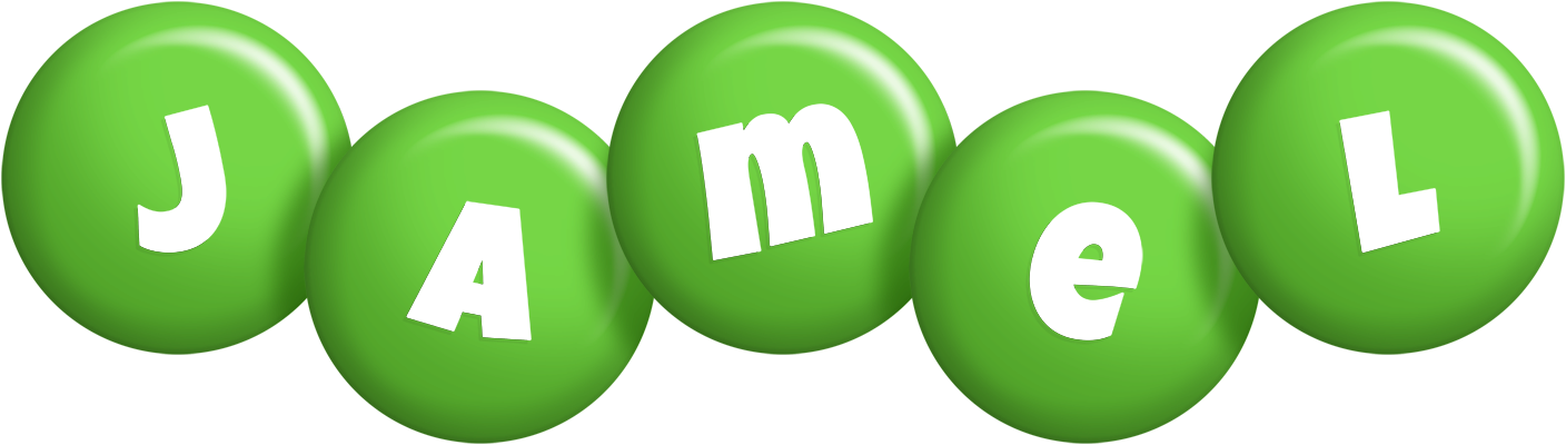 Jamel candy-green logo