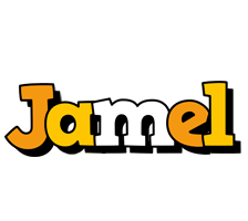 Jamel cartoon logo