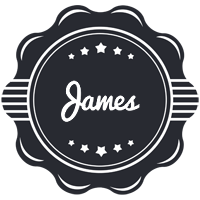 James badge logo