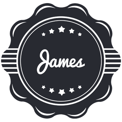 James badge logo