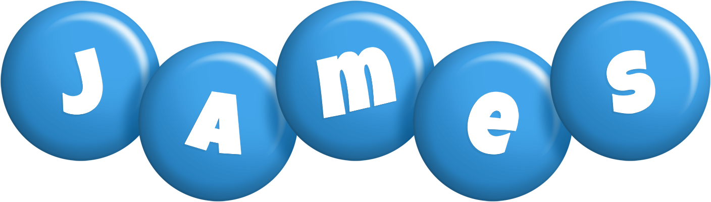 James candy-blue logo