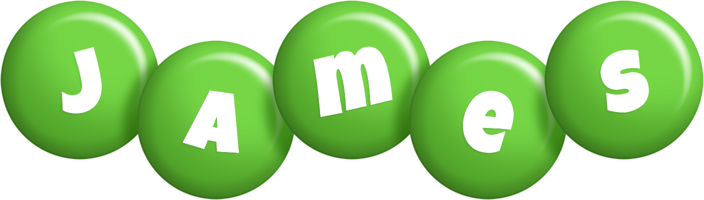 James candy-green logo