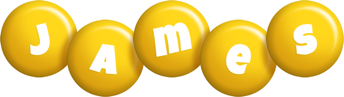 James candy-yellow logo