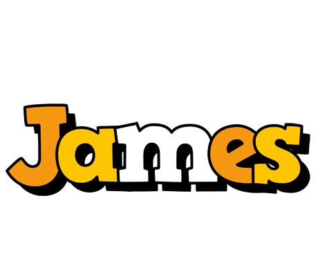 James cartoon logo